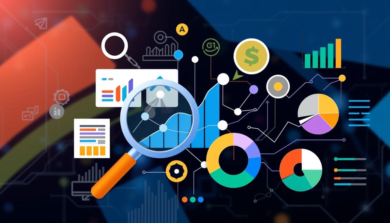 SEO performance metrics and charts